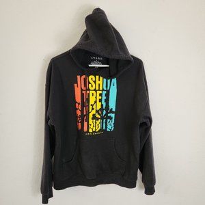 Joshua Tree Hoodie Mens Large Sweatshirt Sweater Black